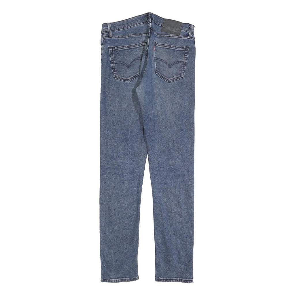 LEVI'S 511 Slim Mens Jeans Blue Slim Skinny Denim Medium W32 L34 Zip Cotton