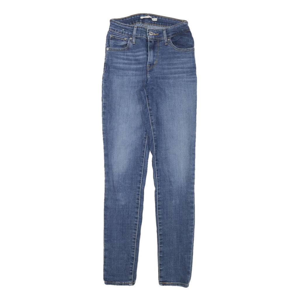 LEVI'S 721 Womens Jeans Blue Slim Skinny Denim Medium W22 L28 Stretch Cotton