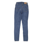 LEVI'S 721 Womens Jeans Blue Slim Skinny Denim Medium W22 L28 Stretch Cotton