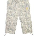 Womens Relaxed Fit Beige & Grey Digital Camouflage Cargo Trousers W30 L33 Cotton