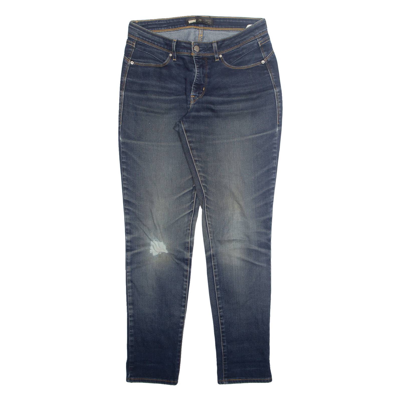 LEVI'S Womens Jeans Blue Slim Skinny Stone Wash W29 L32