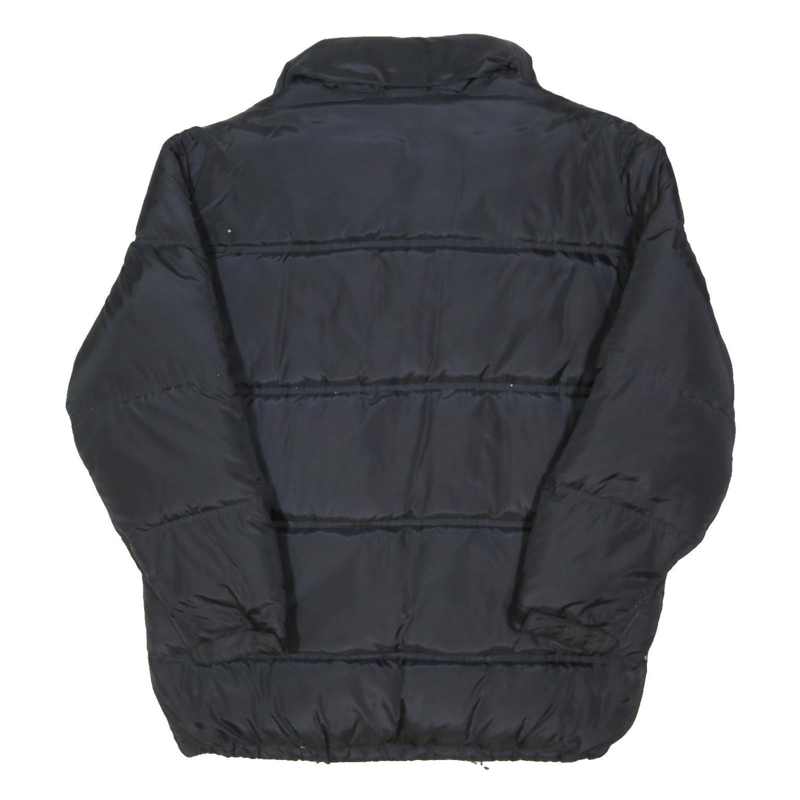 FILA Mens Navy Blue Polyester Blend Puffer Jacket 2XL Zip Closure Casual