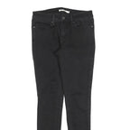 LEVI'S 711 Womens Jeans Black Slim Skinny Denim Medium W27 L30 Stylish