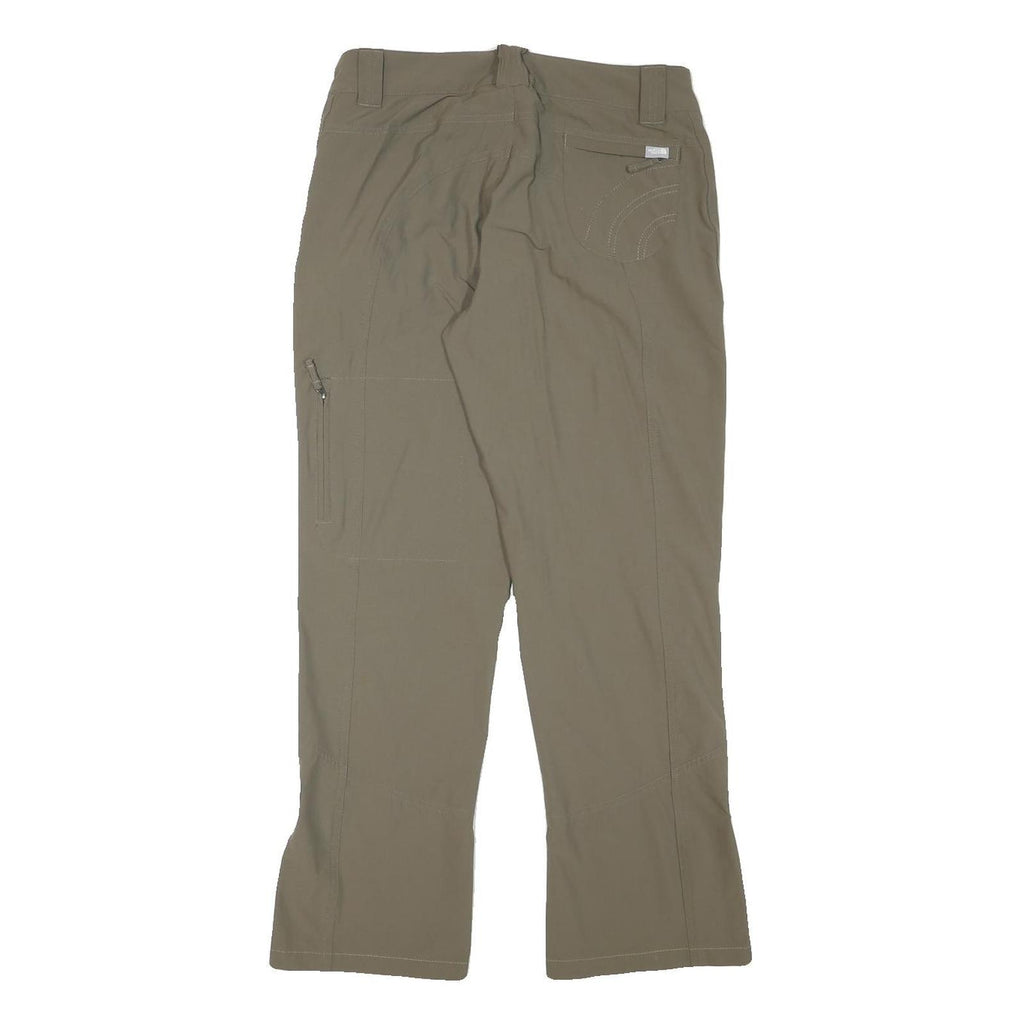 THE NORTH FACE Womens Polyester Blend Khaki Regular Fit Straight Leg Trousers