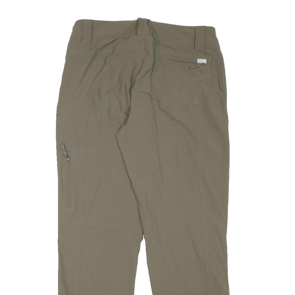 THE NORTH FACE Womens Polyester Blend Khaki Regular Fit Straight Leg Trousers