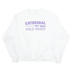 CHAMPION Cathedral Field Hockey Mens Sweatshirt White USA L