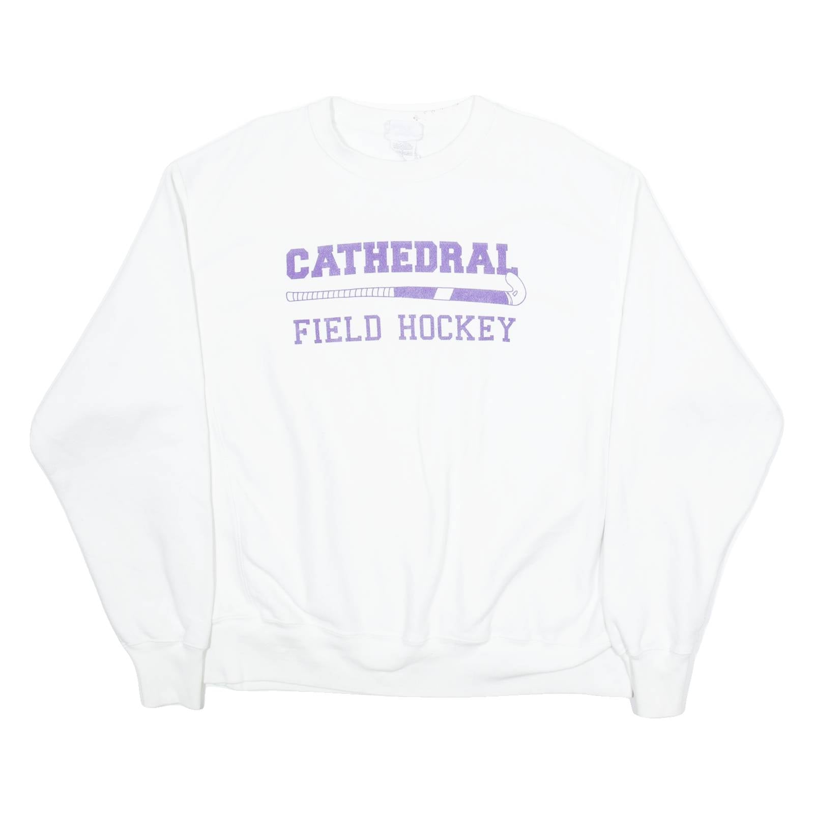 CHAMPION Cathedral Field Hockey Mens Sweatshirt White USA L