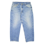 CARHARTT Workwear Mens Jeans Blue Relaxed Tapered Stone Wash W34 L27