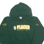 HANES Oversized Placer Varsity GOLF Megan Womens Green Hoodie USA M