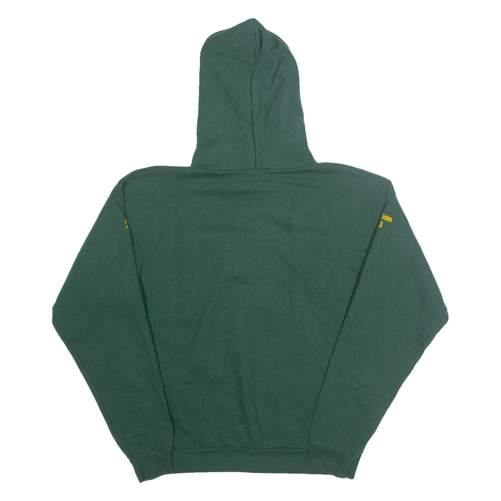 HANES Oversized Placer Varsity GOLF Megan Womens Green Hoodie USA M