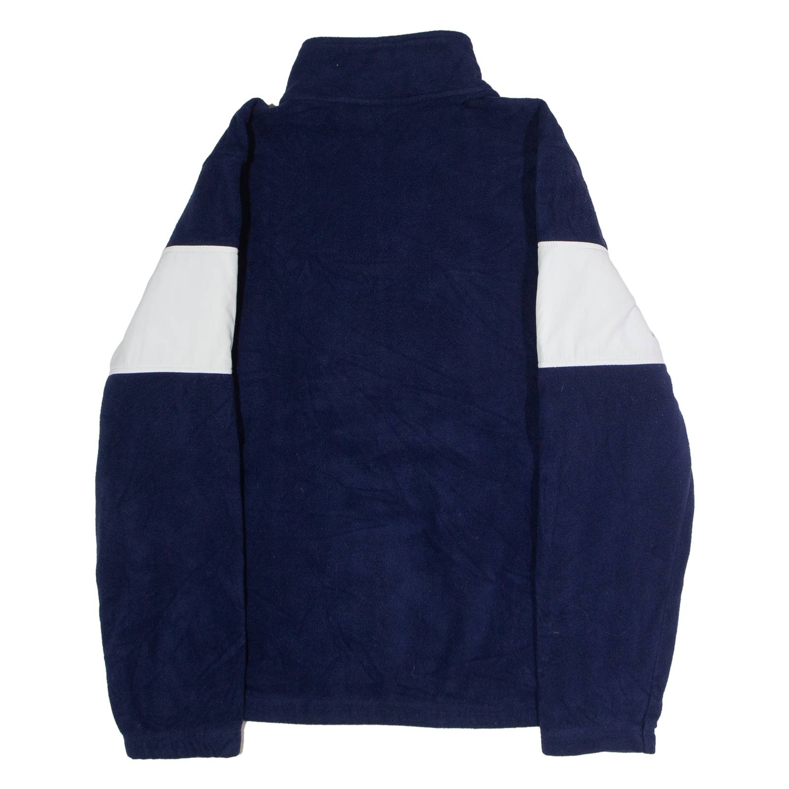 FILA Mens Patterned Fleece Blue Colourblock 1/4 Zip M