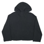 NIKE Womens Black Hoodie Full Zip M Cotton Blend Casual Sportswear