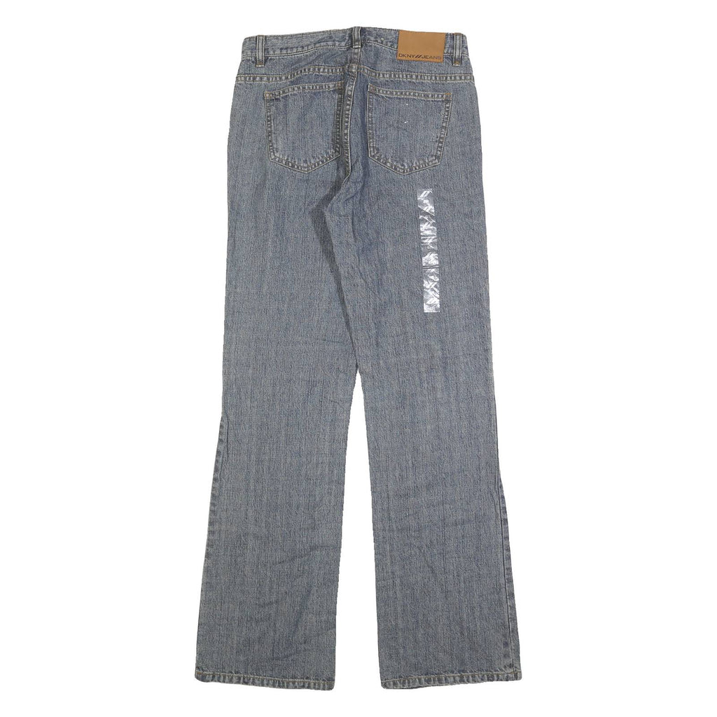 DKNY Womens Jeans Blue Regular Straight Denim Medium W28 L32 Relaxed Fit