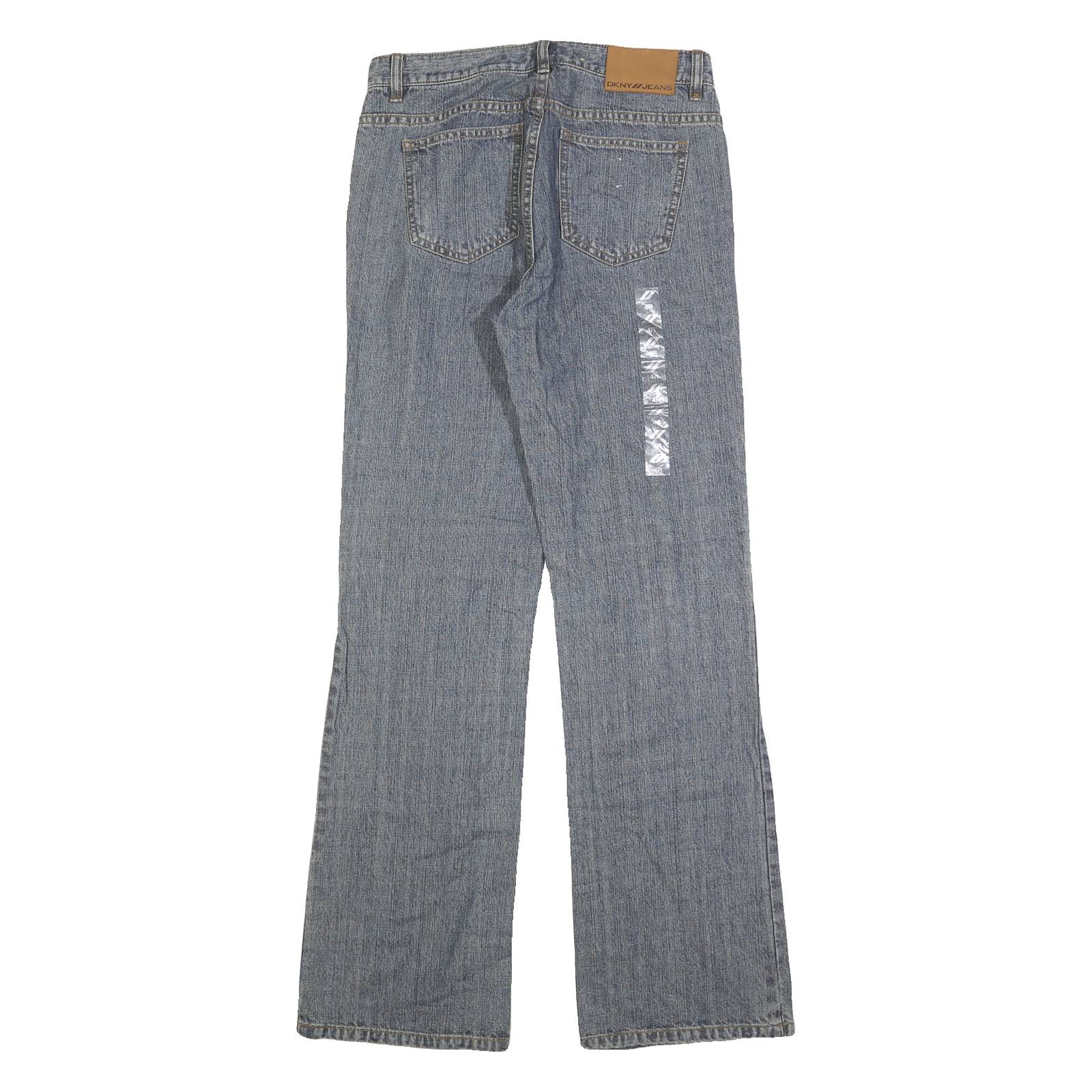 DKNY Womens Jeans Blue Regular Straight Denim Medium W28 L32 Relaxed Fit