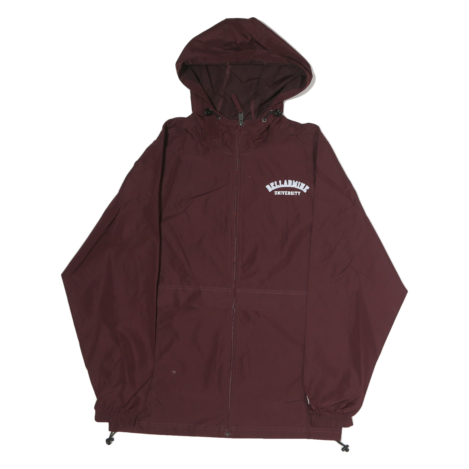 CHAMPION Mens Maroon Bellarmine University Hooded Jacket S Polyester Blend Zip
