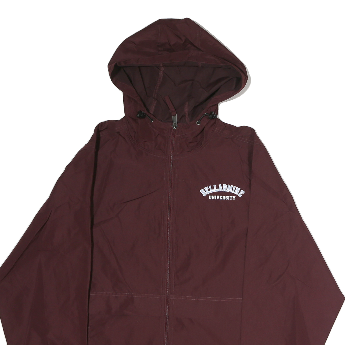 CHAMPION Mens Maroon Bellarmine University Hooded Jacket S Polyester Blend Zip