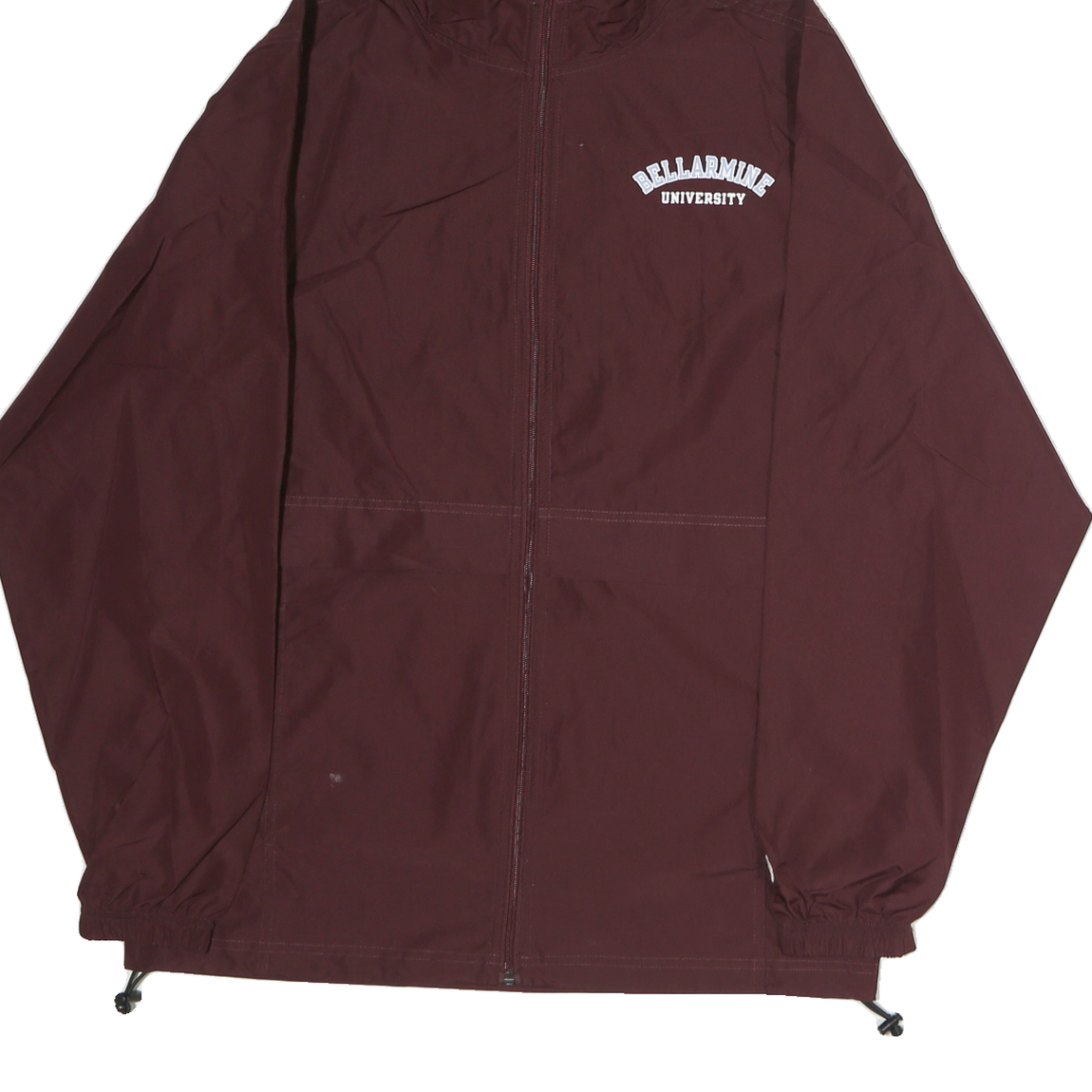 CHAMPION Mens Maroon Bellarmine University Hooded Jacket S Polyester Blend Zip