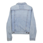 WRANGLER Womens Blue Denim Jacket S Cotton Button Casual Classic Fit