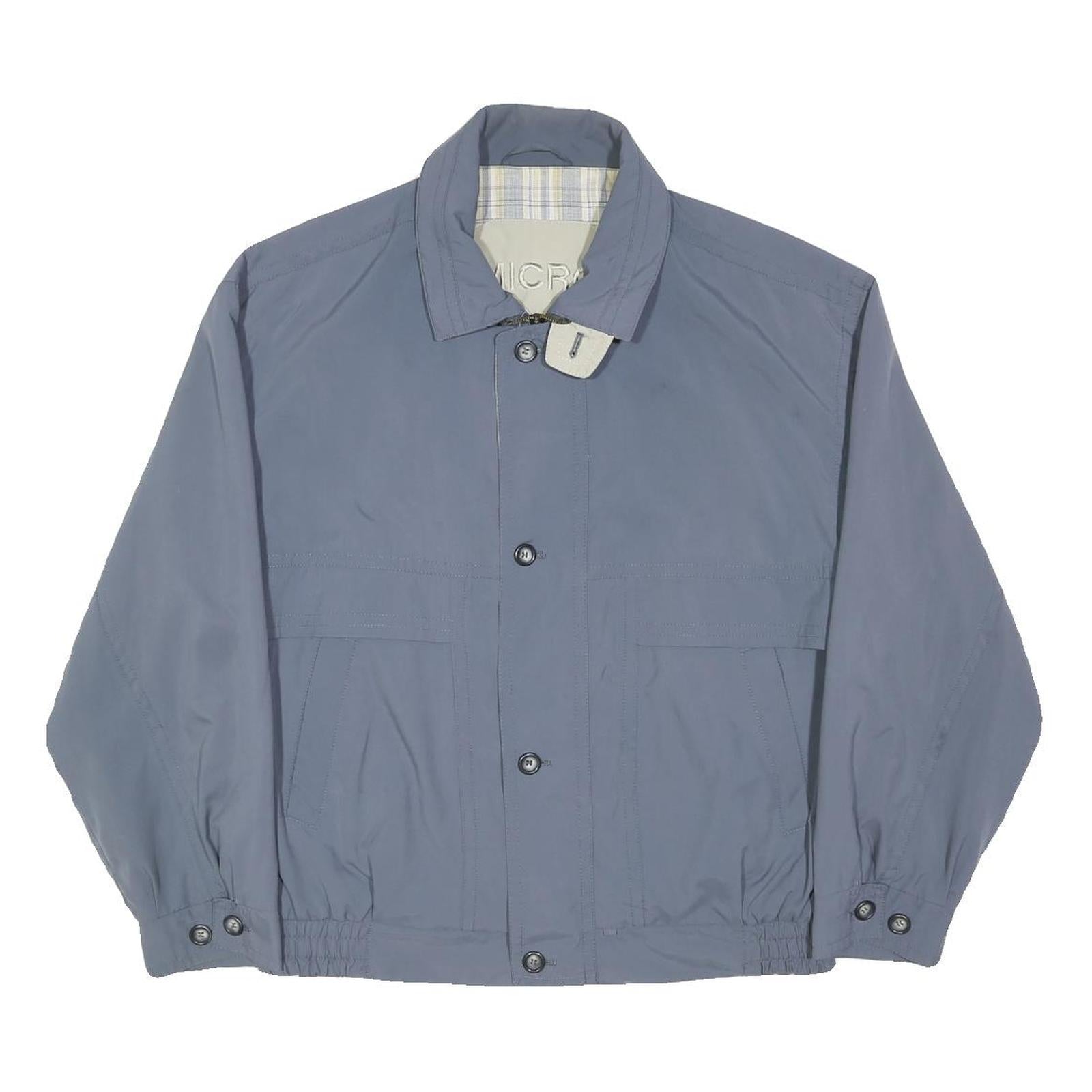 GARANT Mens Blue Jacket XL Polyester Zip Plain Lightweight Casual Outerwear