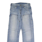 MELTIN POT Womens Jeans Blue Regular Straight Denim Light W30 L30 Casual