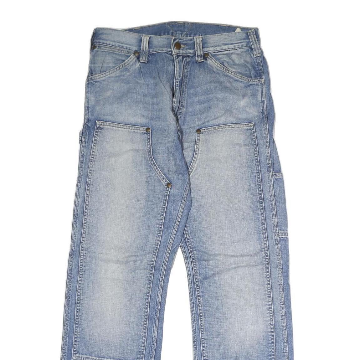 MELTIN POT Womens Jeans Blue Regular Straight Denim Light W30 L30 Casual