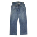 LEVI'S 501 Mens Jeans Blue Regular Straight Denim Medium W32 L30 Classic Zip