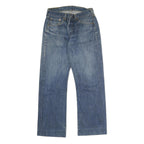 LEVI'S 501 Mens Jeans Blue Regular Straight Denim Medium W32 L30 Classic Zip