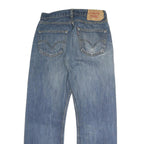 LEVI'S 501 Mens Jeans Blue Regular Straight Denim Medium W32 L30 Classic Zip