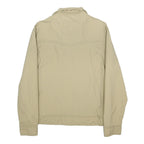 TIMBERLAND Mens Beige Nylon Outdoor Jacket S Zip Closure Band Collar Pocketed