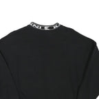 KARL KANI Womens Black Sweatshirt Crew Neck XS Logo Print