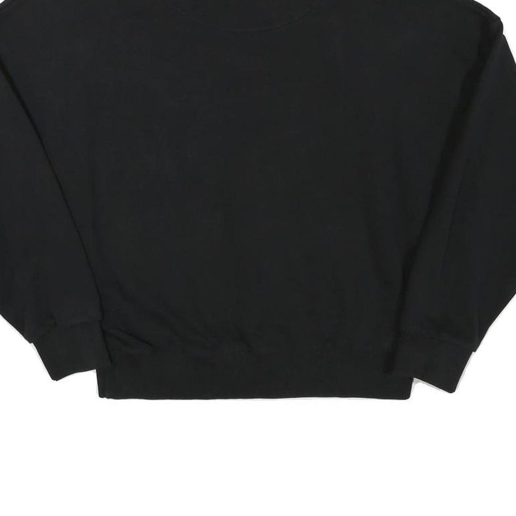 KARL KANI Womens Black Sweatshirt Crew Neck XS Logo Print