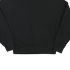 KARL KANI Womens Black Sweatshirt Crew Neck XS Logo Print