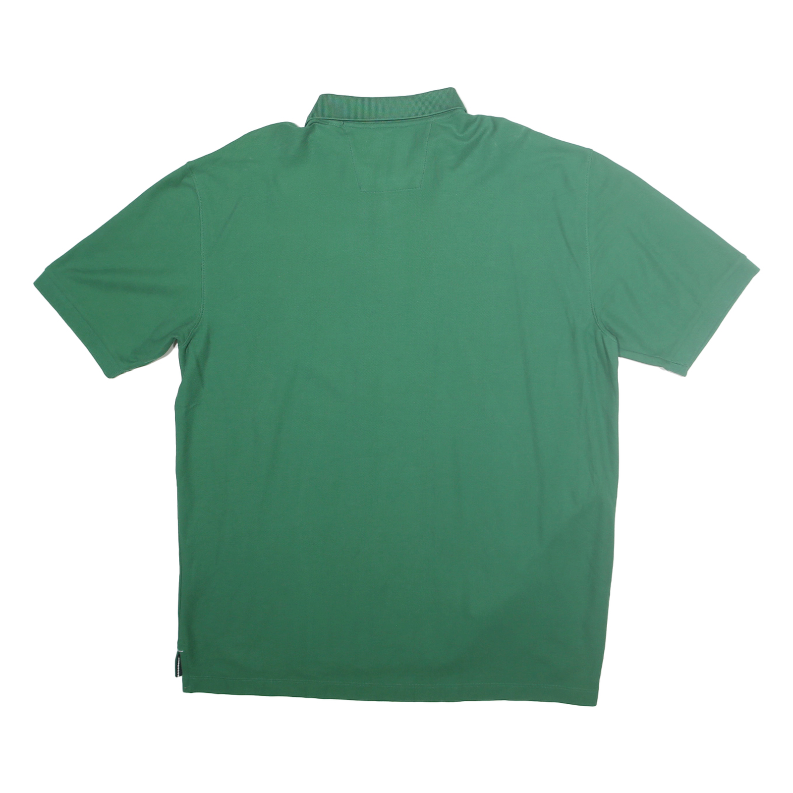 NAUTICA Mens Green Cotton Short Sleeve Plain XL Polo Shirt Classic Fit Casual