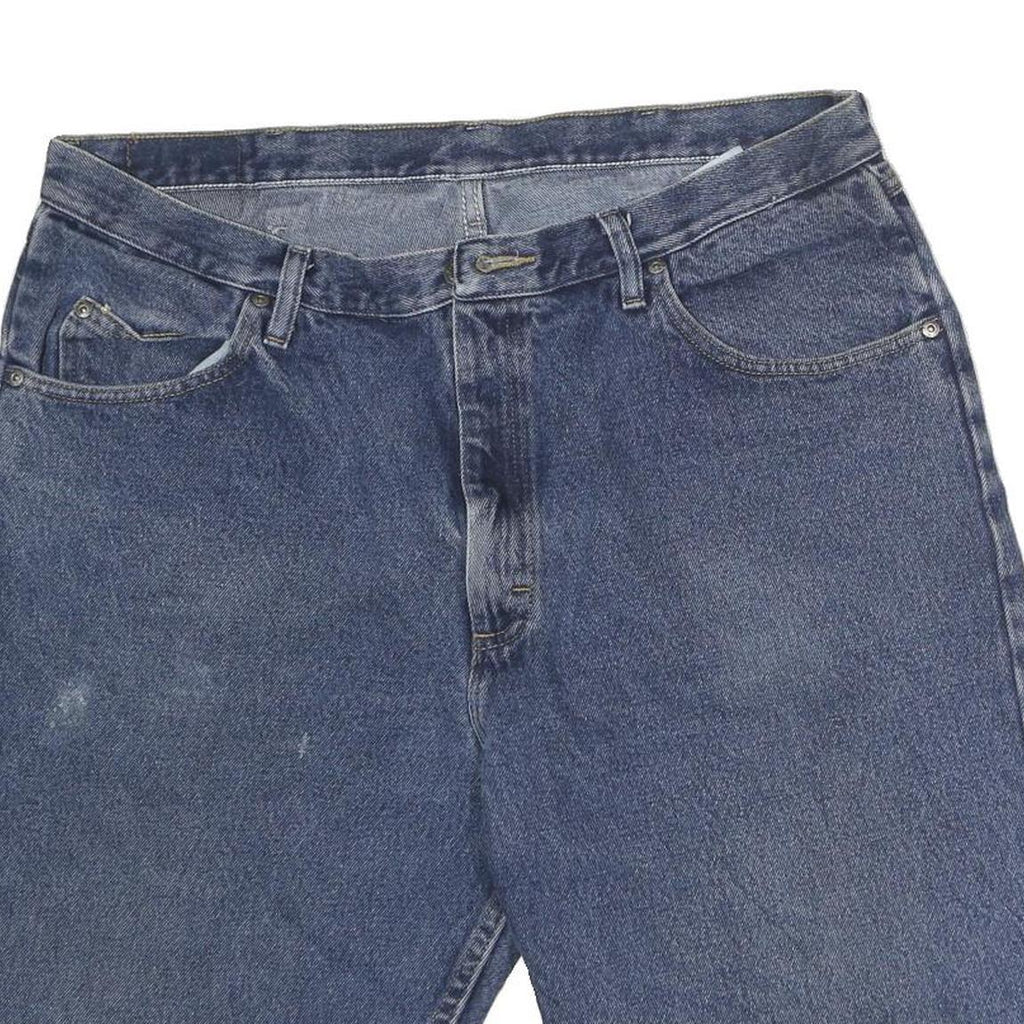 WRANGLER Mens Denim Blue Casual Shorts L W38 Classic Cotton Relaxed Fit