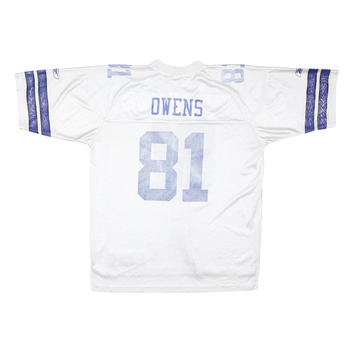 REEBOK 2006 Dallas Cowboys Owens #81 On Field Away Jersey Mens White T-Shirt XL