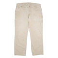 CARHARTT Mens Cotton Beige Relaxed Straight Trousers W38 L30 Workwear Utility