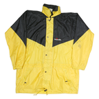 KAMIK Mens Black & Yellow Zip Polyester XL Jacket Outdoor Windbreaker