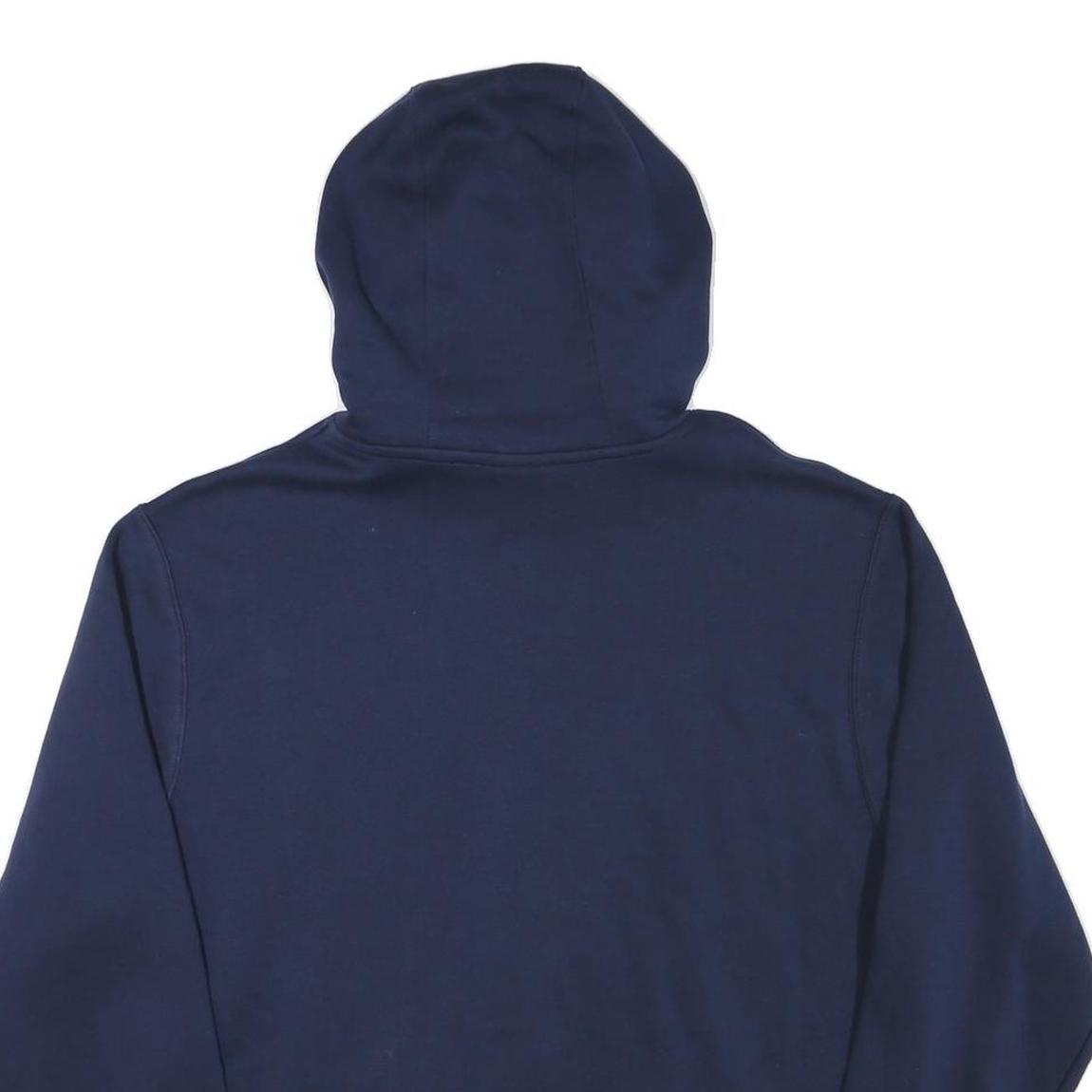 NIKE Mens Navy Swimming Cotton Blend Pullover Hoodie L Casual Sportswear