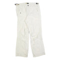 BUG STAR Womens Cotton Blend White Relaxed Cargo Trousers W32 L28
