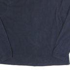 STARTER Mens Navy Blue Zip Up Jacket L Polyester Casual Plain