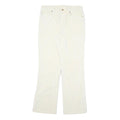 RALPH LAUREN POLO JEANS COMPANY Womens Cotton Blend White Regular Straight