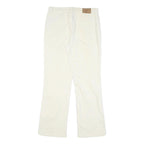 RALPH LAUREN POLO JEANS COMPANY Womens Cotton Blend White Regular Straight