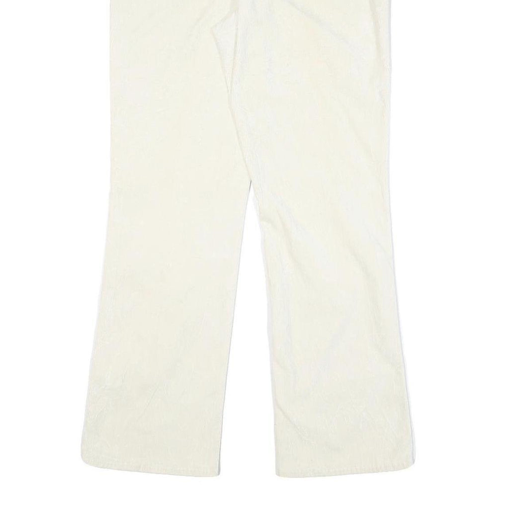 RALPH LAUREN POLO JEANS COMPANY Womens Cotton Blend White Regular Straight