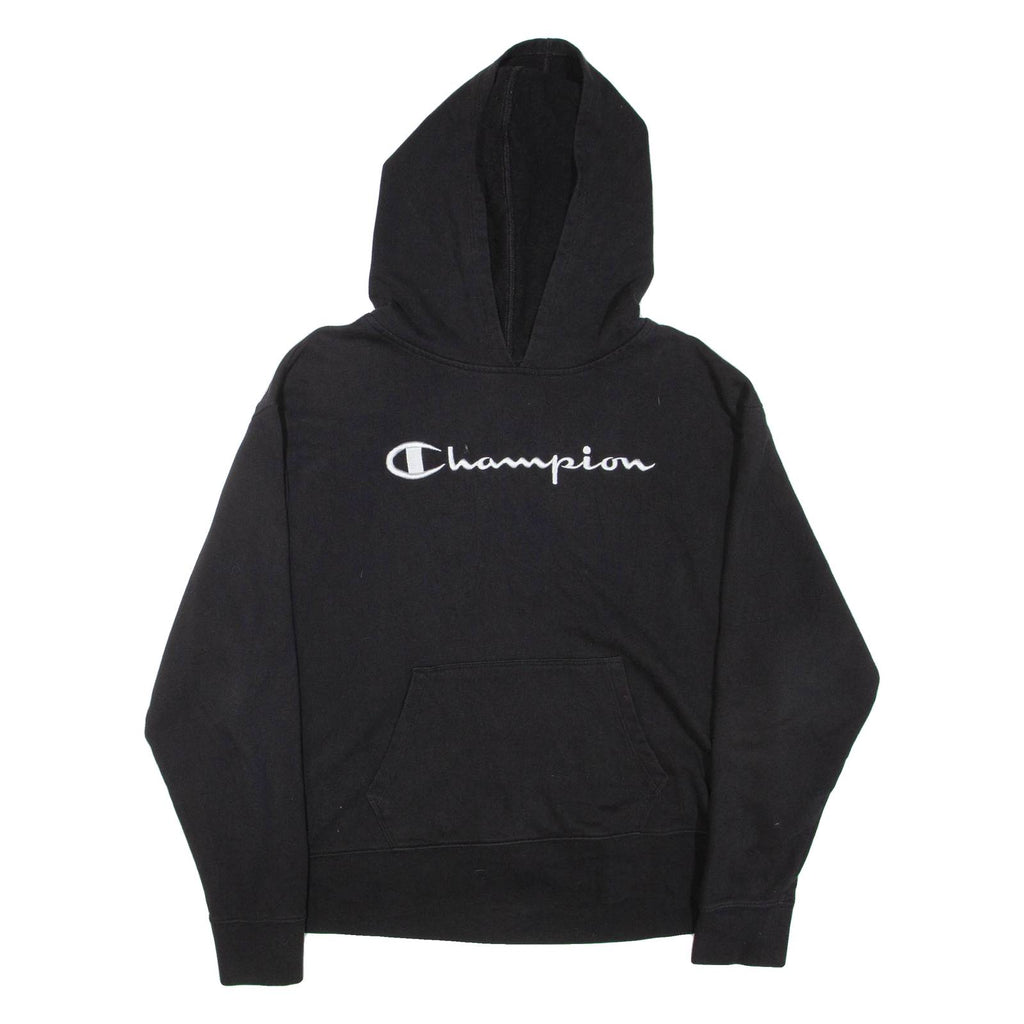 CHAMPION Womens Black Hoodie XL