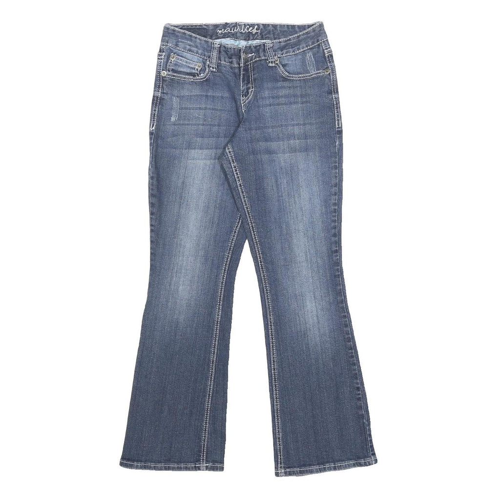 MAURICES Womens Blue Regular Flared Denim Medium W25 L27 Bootcut Cotton Blend