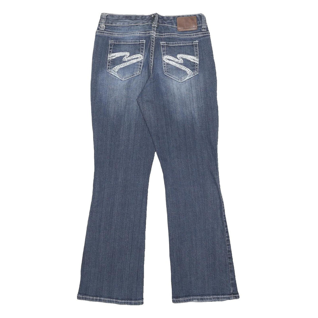 MAURICES Womens Blue Regular Flared Denim Medium W25 L27 Bootcut Cotton Blend