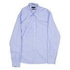 TED BAKER Slim Fit Mens Shirt Blue Polka Dot Long Sleeve M