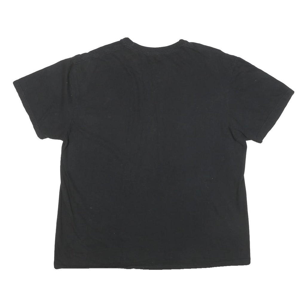 DISNEY Womens Black The Little Mermaid Graphic T-Shirt L Short Sleeve Crew Neck