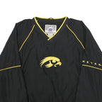 GENUINE STUFF COLLEGIATE Mens Black & Yellow V-Neck XL College Hawk Sweatshirt