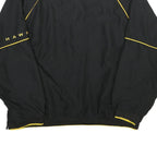 GENUINE STUFF COLLEGIATE Mens Black & Yellow V-Neck XL College Hawk Sweatshirt